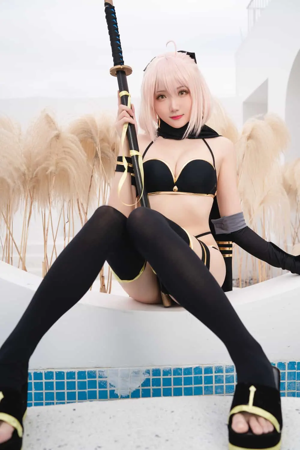 瓜希酱泳装